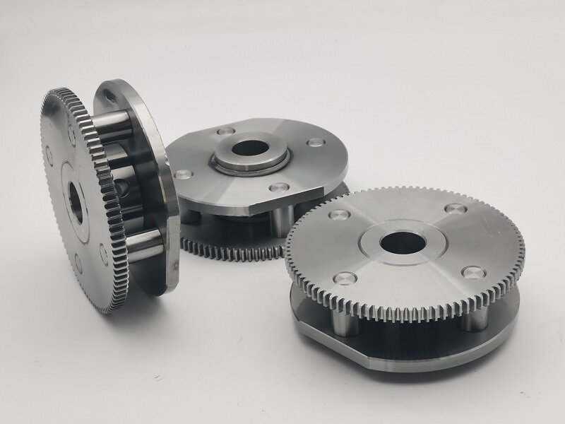 CNC-bearbetning med fyra stift Geneva vevaggregat